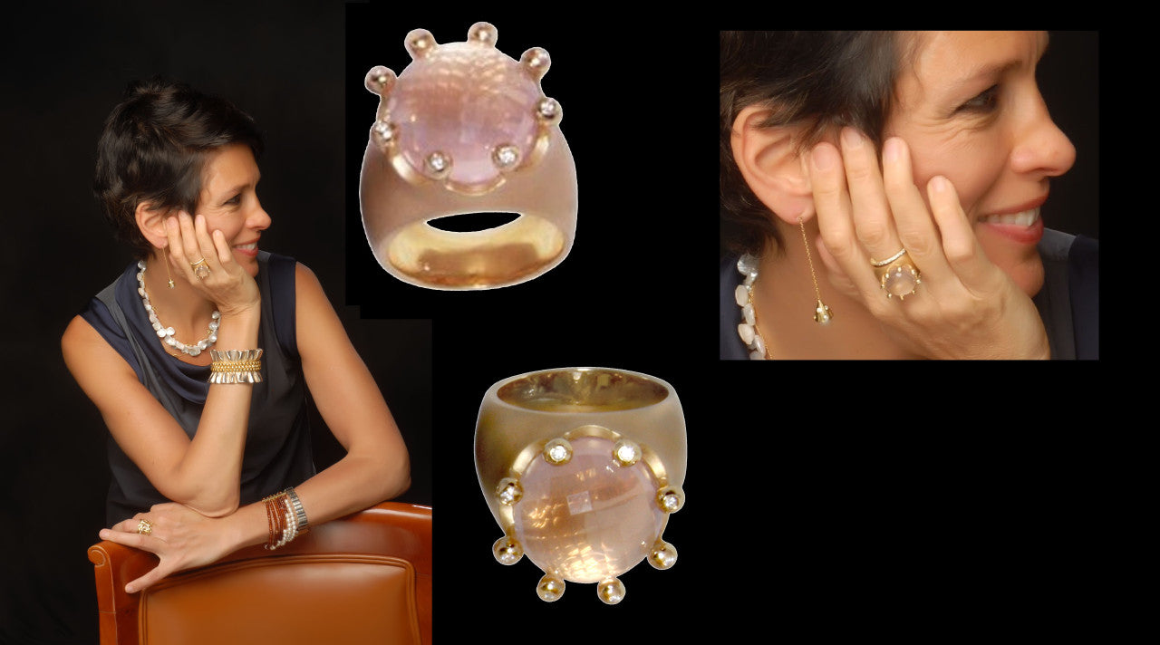 The Imperial Crown Ring- 20 Carat Gemstones with Diamonds in 18K Gold