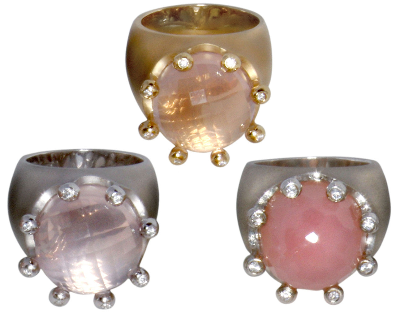 The Imperial Crown Ring- 20 Carat Gemstones with Diamonds in 18K Gold