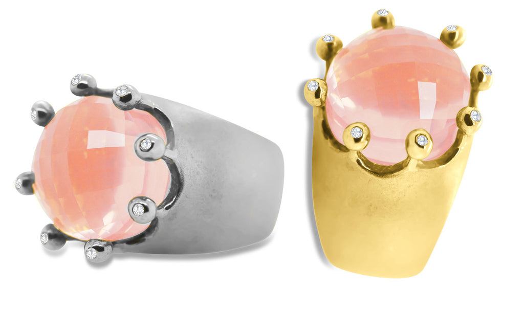 The Imperial Crown Ring- 20 Carat Gemstones with Diamonds in 18K Gold
