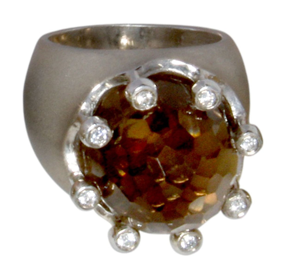 The Imperial Crown Ring- 20 Carat Gemstones with Diamonds in 18K Gold