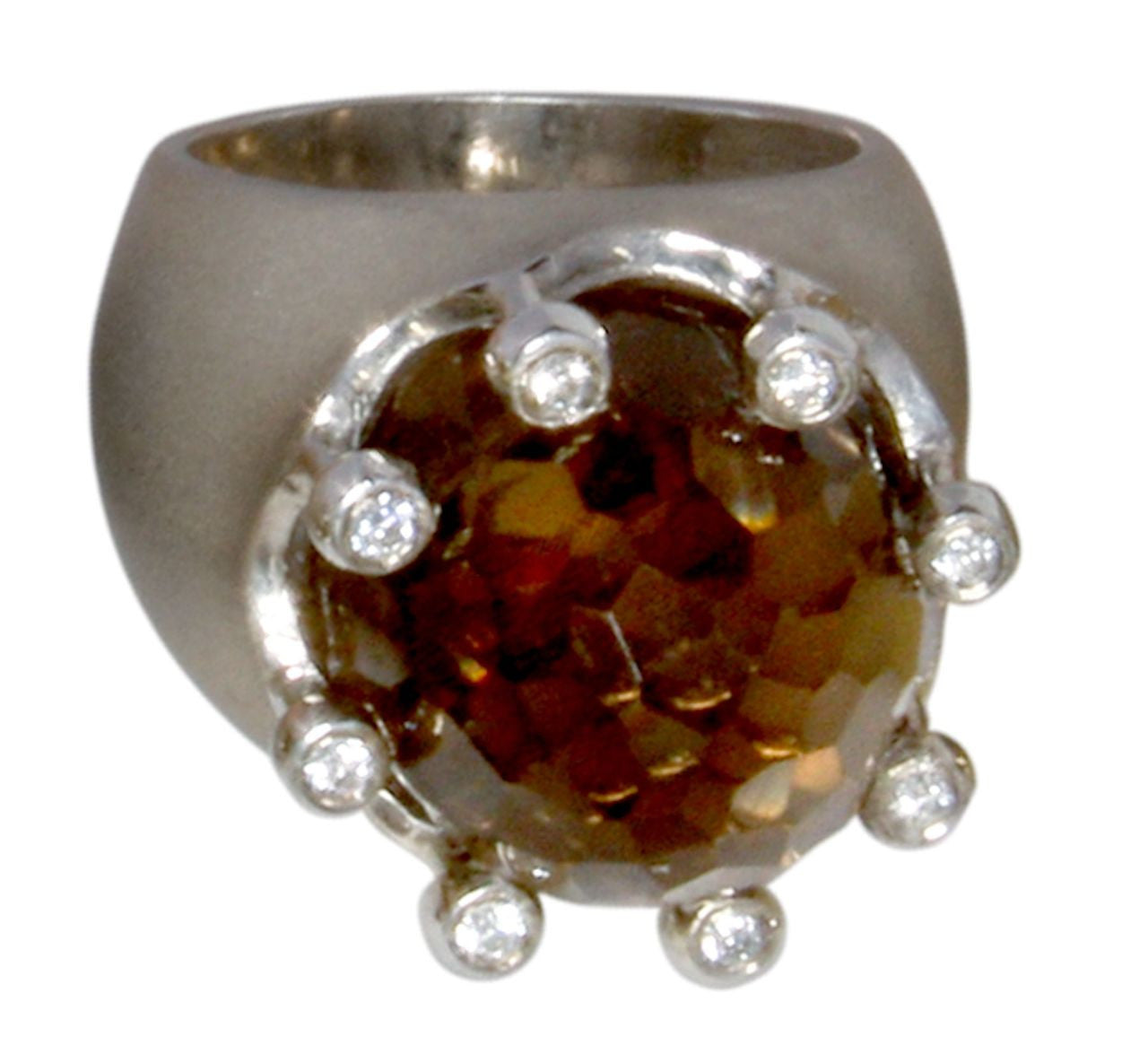 The Imperial Crown Ring- 20 Carat Gemstones with Diamonds in 18K Gold