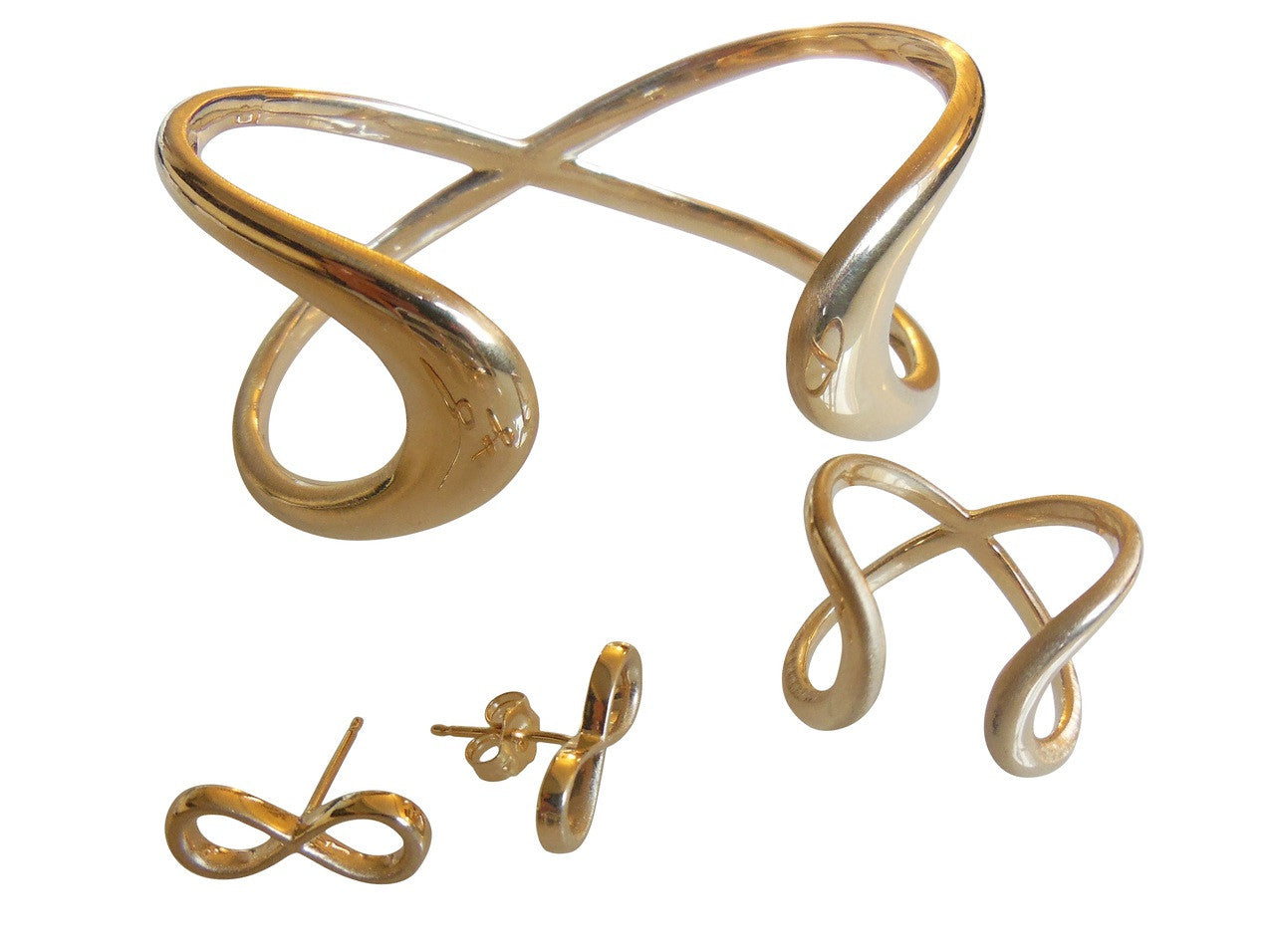 Infinity Cuff Bracelet- 14K gold. Celebrate Life's Infinite Possibilities!
