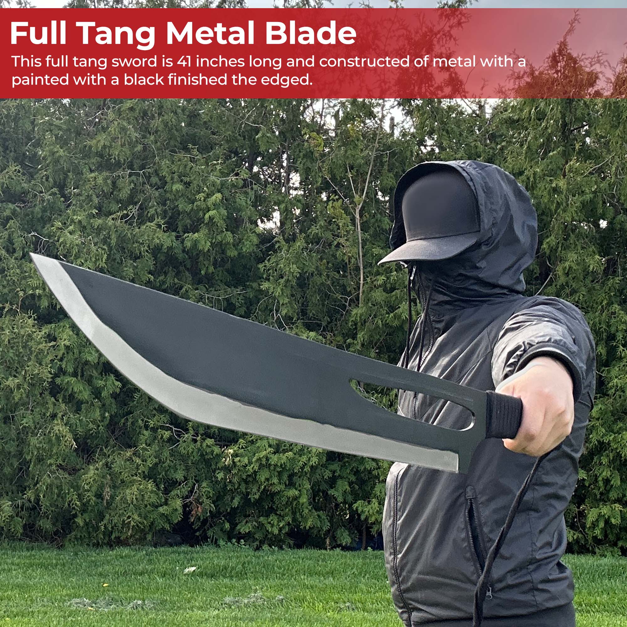 Japanese Anime Ichigo Kurosaki Zanpakuto Dual Wield 41" Sword-3