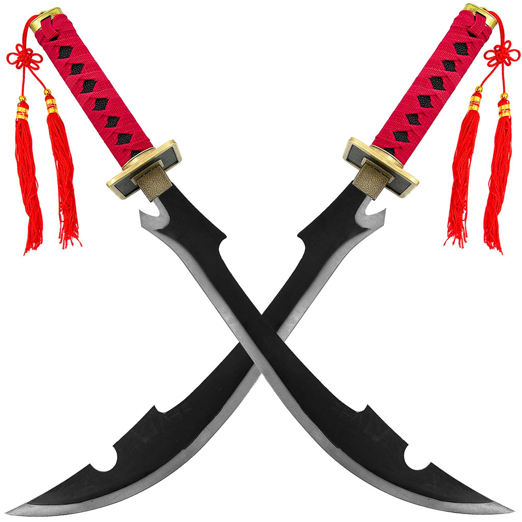 Japanese Scimitar Anime Kyouraku Shunsui Twin Sword Set-0