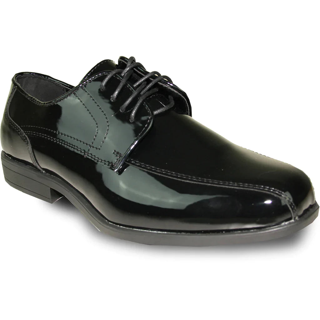 JEAN YVES Men Dress Shoe JY02 Oxford Formal Tuxedo for Prom & Wedding Shoe Black Patent-1