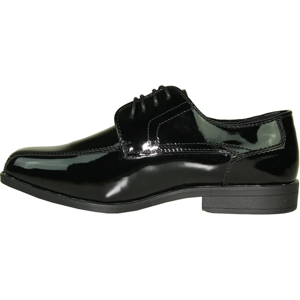 JEAN YVES Men Dress Shoe JY02 Oxford Formal Tuxedo for Prom & Wedding Shoe Black Patent-4