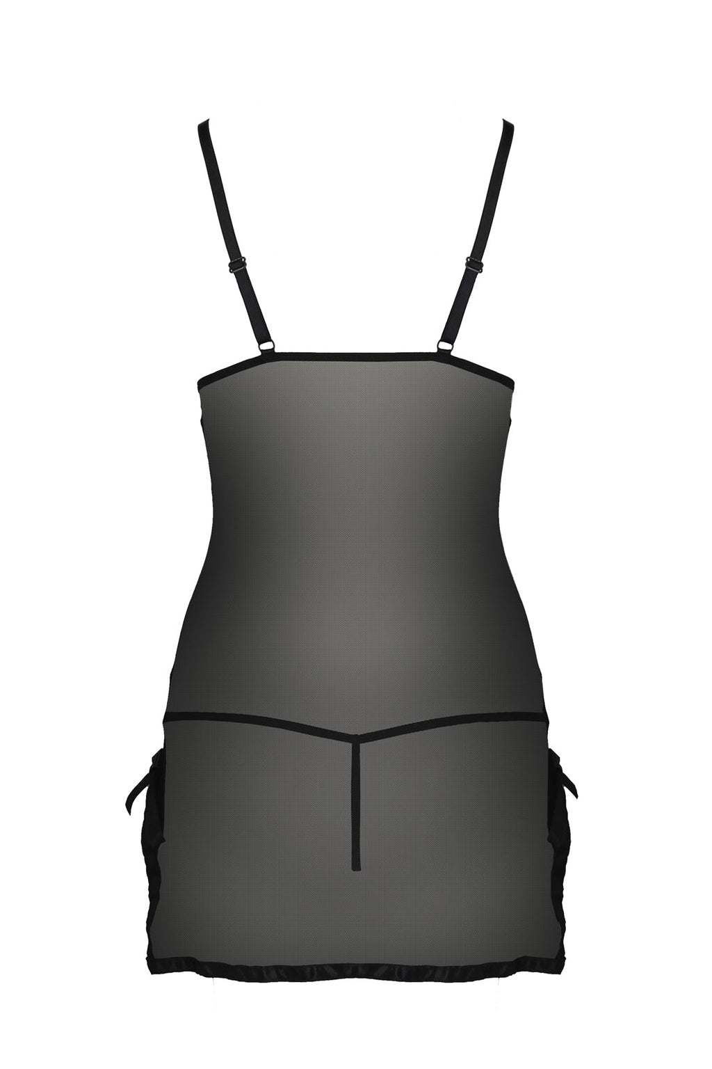 Sexy Sheer Mesh Chemise Casmir Kea Black-3