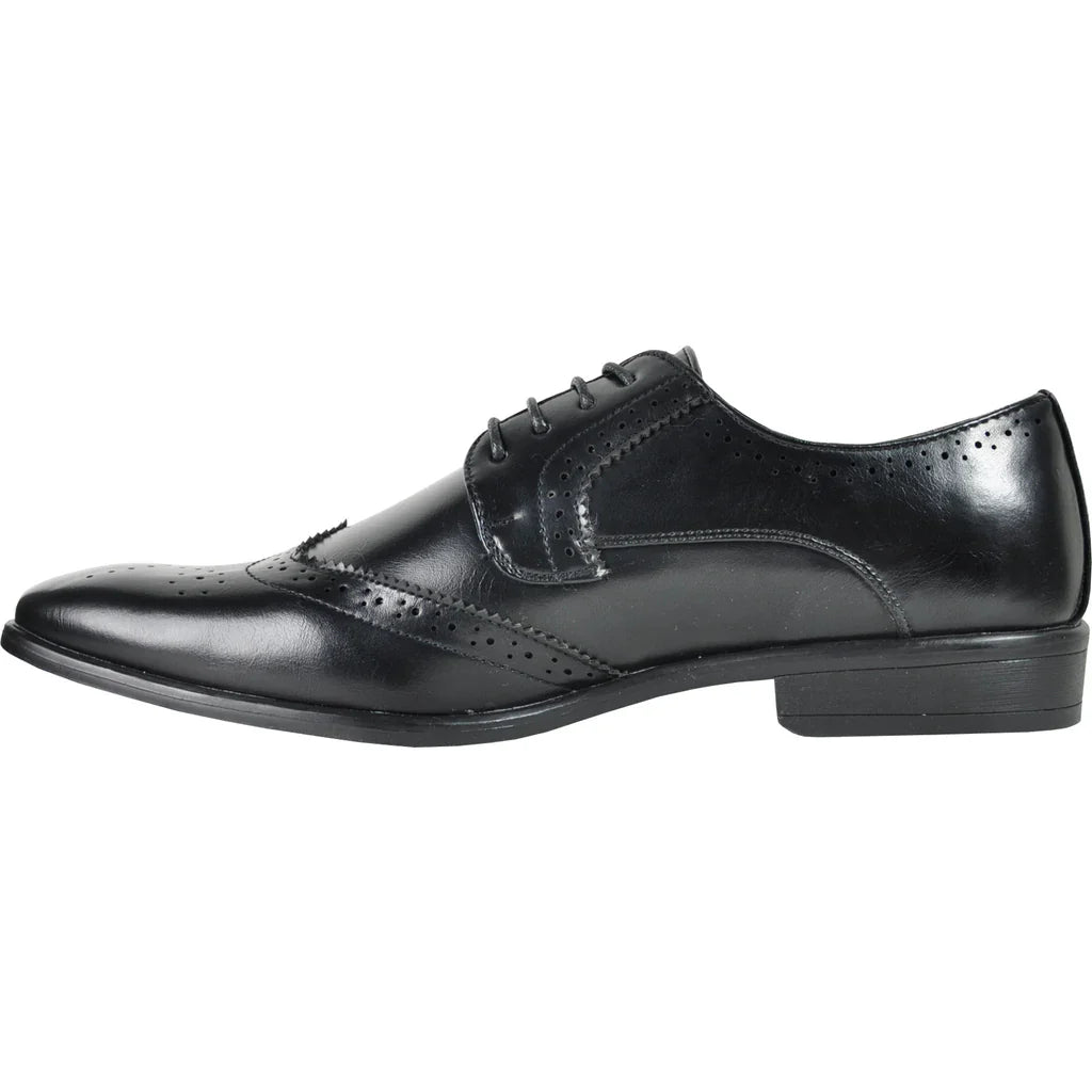 BRAVO Men Dress Shoe KING-2 Wingtip Oxford Shoe-4
