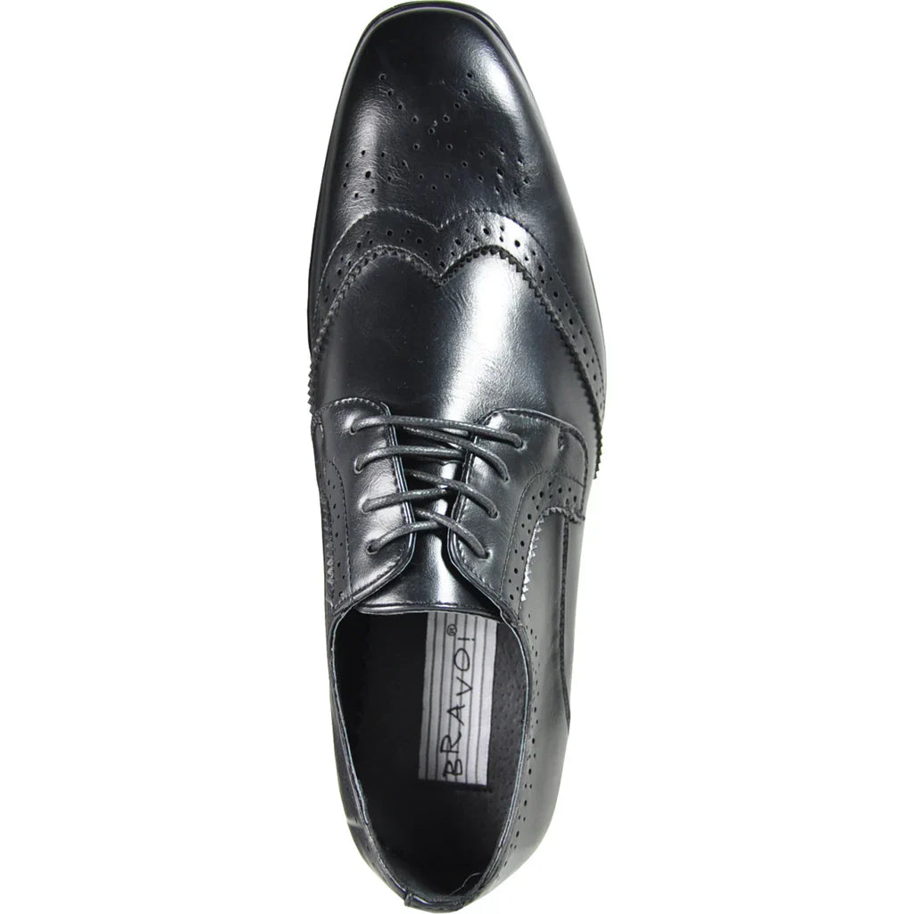 BRAVO Men Dress Shoe KING-2 Wingtip Oxford Shoe-2