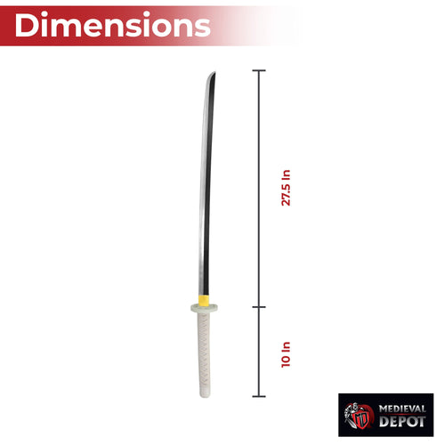 Bleach Kuchiki Rukia Sode no Shirayuki Anime White Foam Katana Sword-1