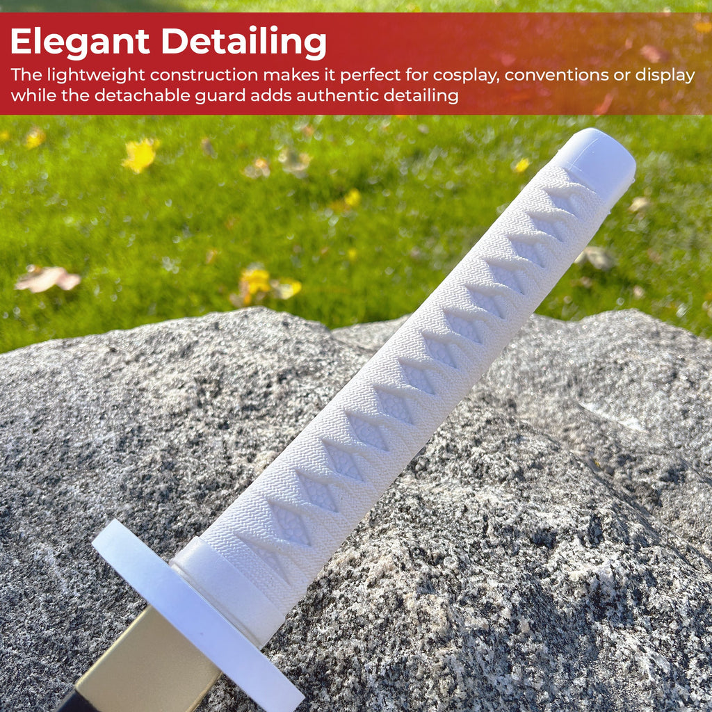 Bleach Kuchiki Rukia Sode no Shirayuki Anime White Foam Katana Sword-4