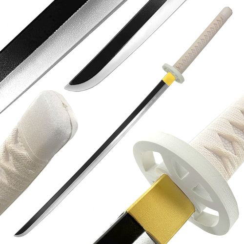 Bleach Kuchiki Rukia Sode no Shirayuki Anime White Foam Katana Sword-0
