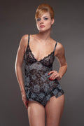 Lavinia Mystic Winter Black Sheer Camisole-0