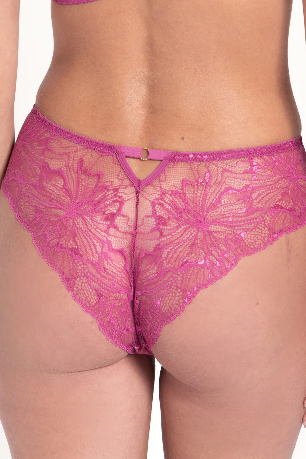 Samanta Mila Lace Brief Panty Raspberry-1