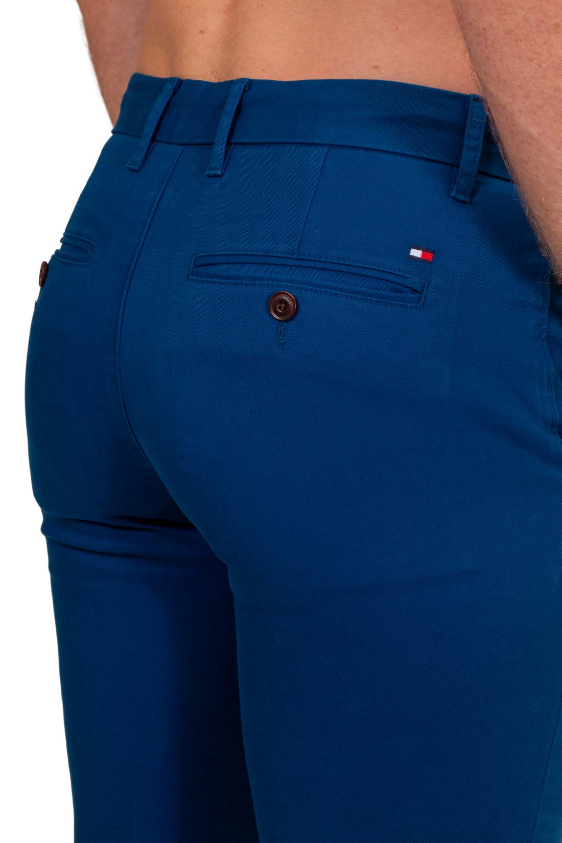 TOMMY HILFIGER - Men's regular plain chino with logo-4