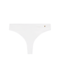 The Stretch Dipped Thong - Cotton White