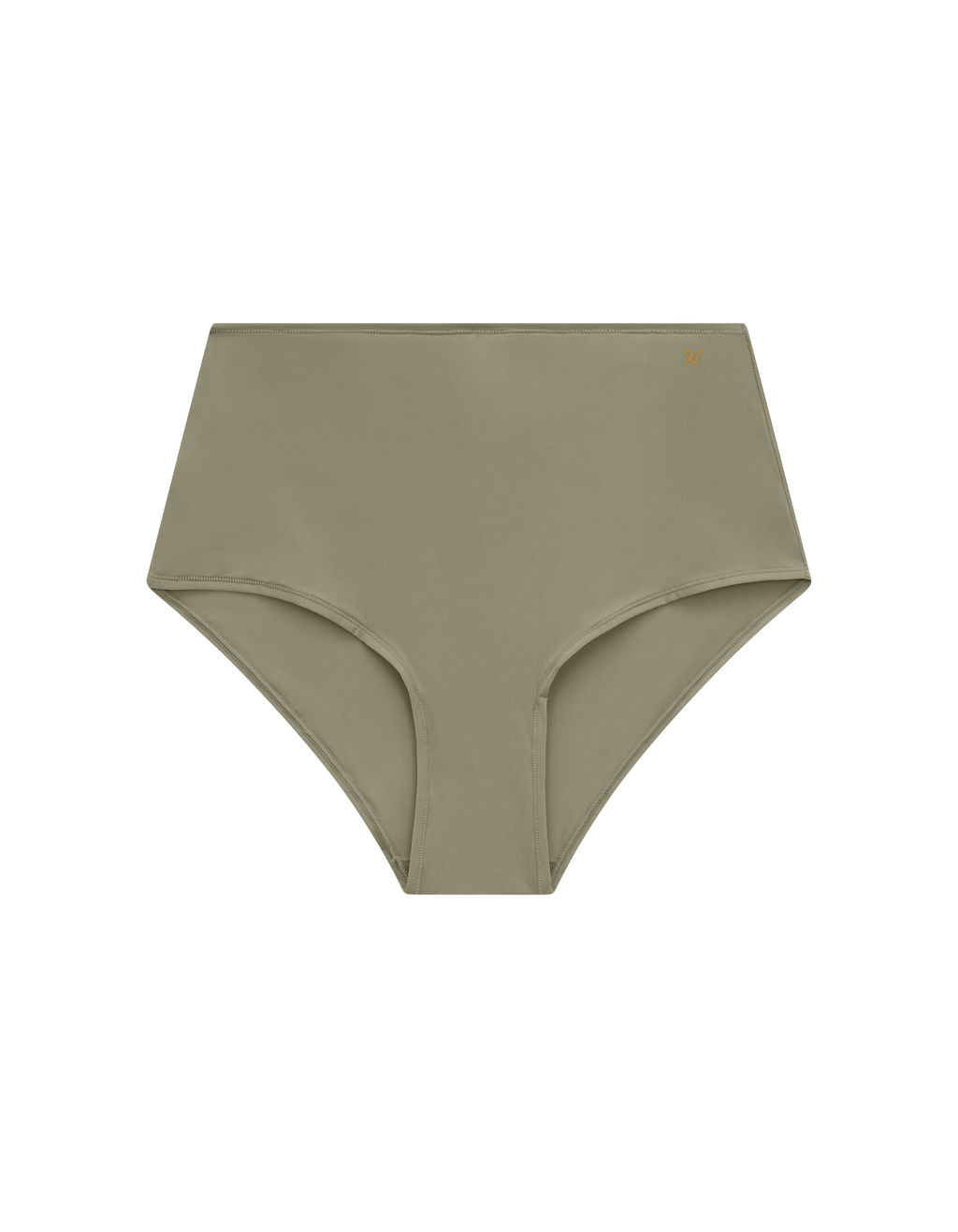 The Stretch High Waisted Brief - Sage Green