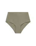 The Stretch High Waisted Brief - Sage Green