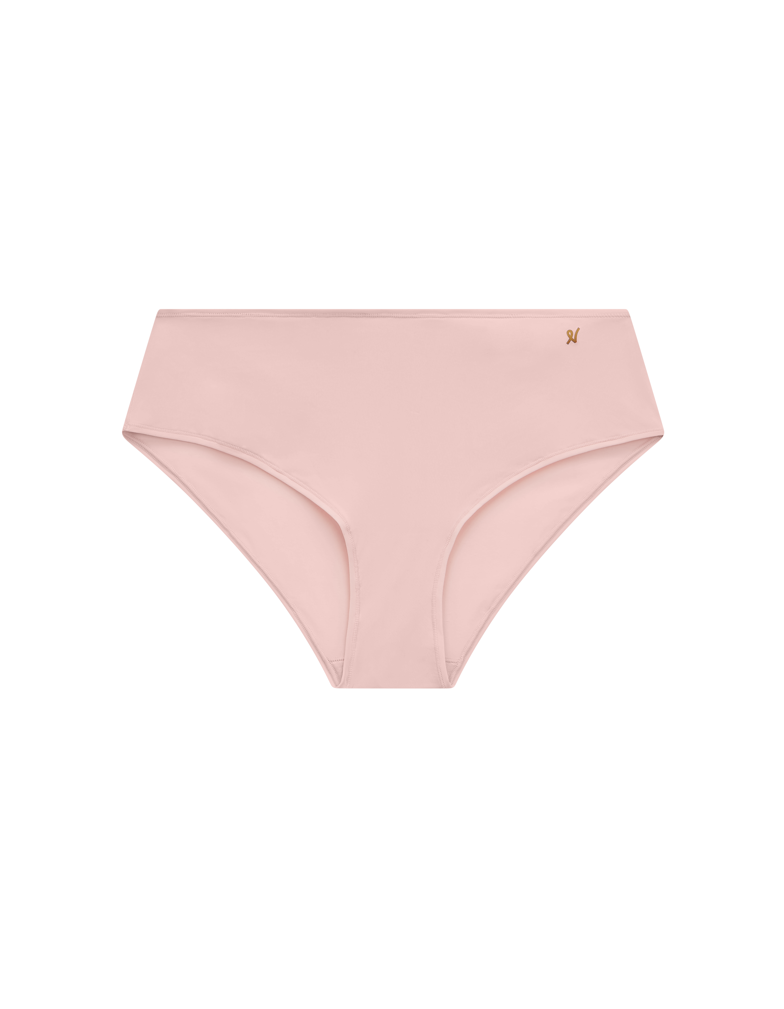 The Stretch Mid Rise Bikini Brief - Blush Pink