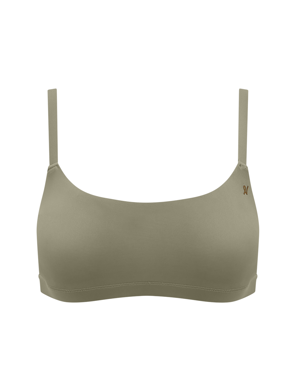 The Stretch Scoop Neck Bralette - Sage Green