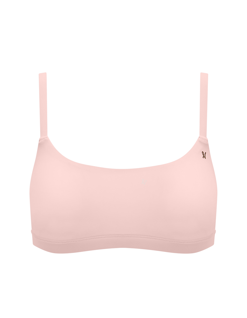 The Stretch Scoop Neck Bralette - Blush Pink
