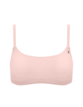 The Stretch Scoop Neck Bralette - Blush Pink