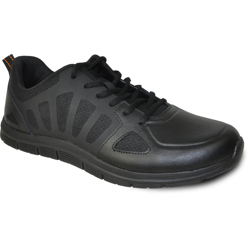 VANGELO Men Slip Resistant Shoe NICK-1 Black-0