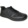 VANGELO Men Slip Resistant Shoe NICK-1 Black-0