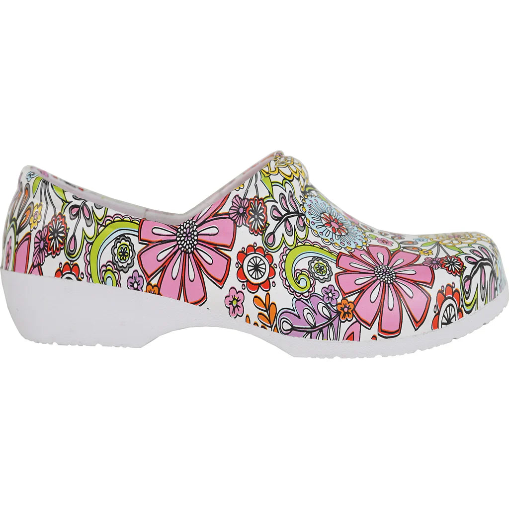 VANGELO Women Slip Resistant Clog NIKO Flower-1-4