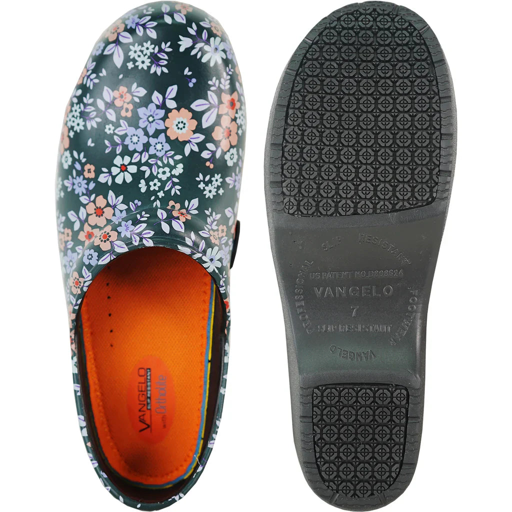 VANGELO Women Slip Resistant Clog NIKO Flower-2-3