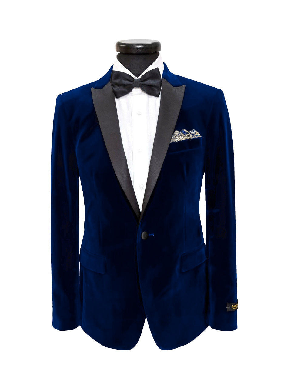 Navy Velvet Dinner Blazer-0