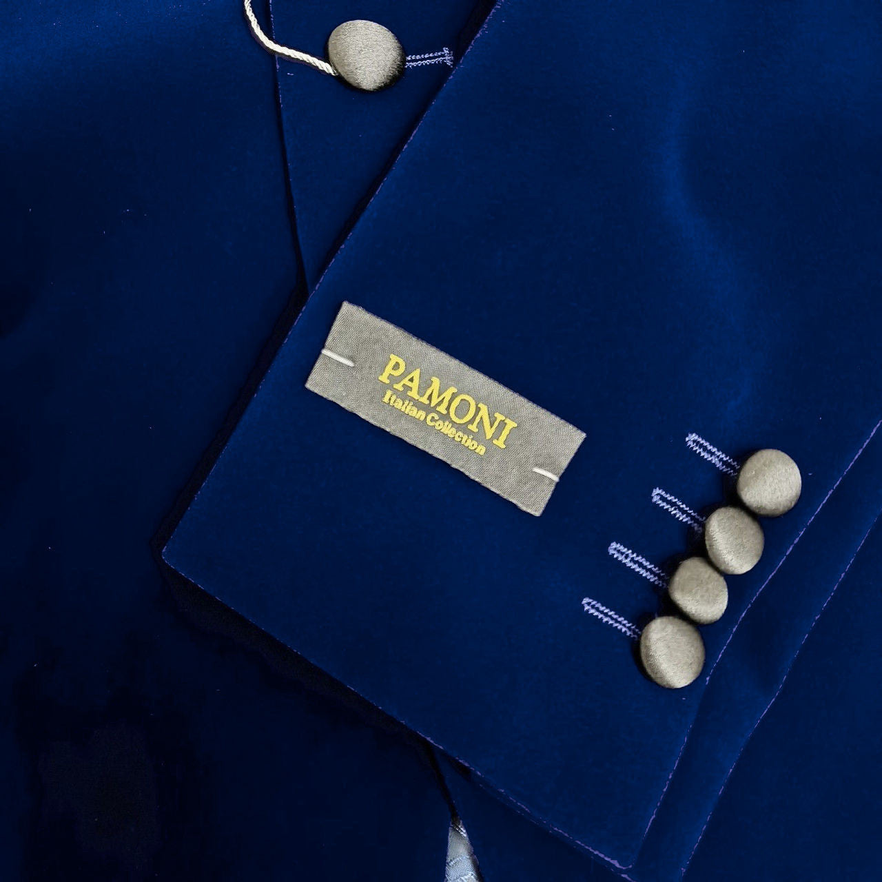 Navy Velvet Dinner Blazer-1