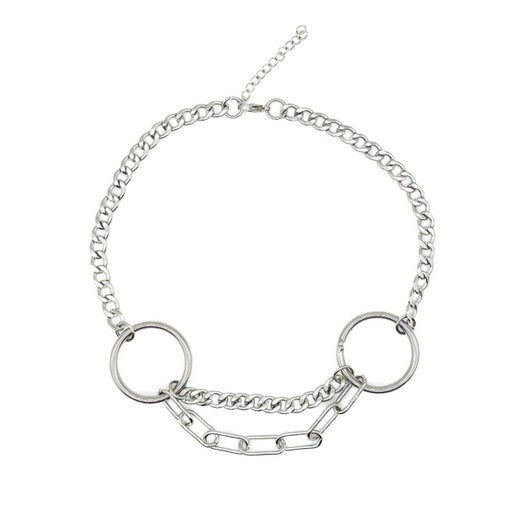 Necromancy O Ring Layered Choker Necklace