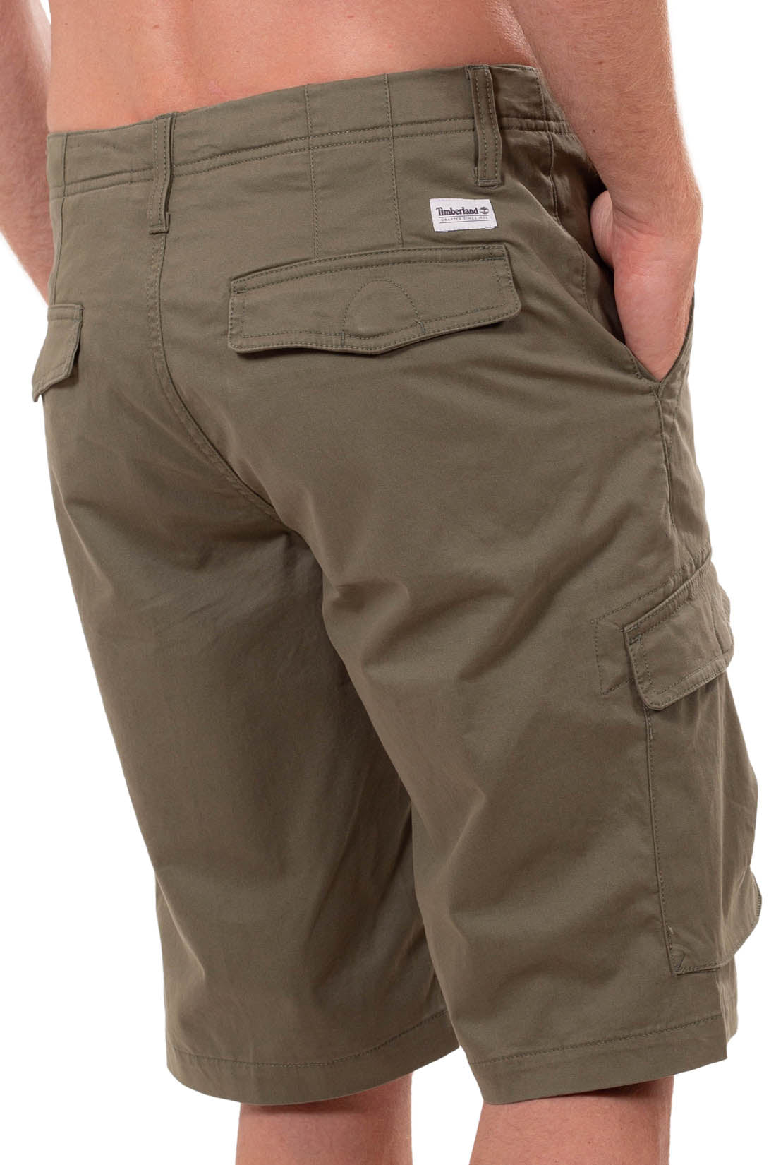 TIMBERLAND - Bermuda cargo uomo in twill  - Taglia 36-26