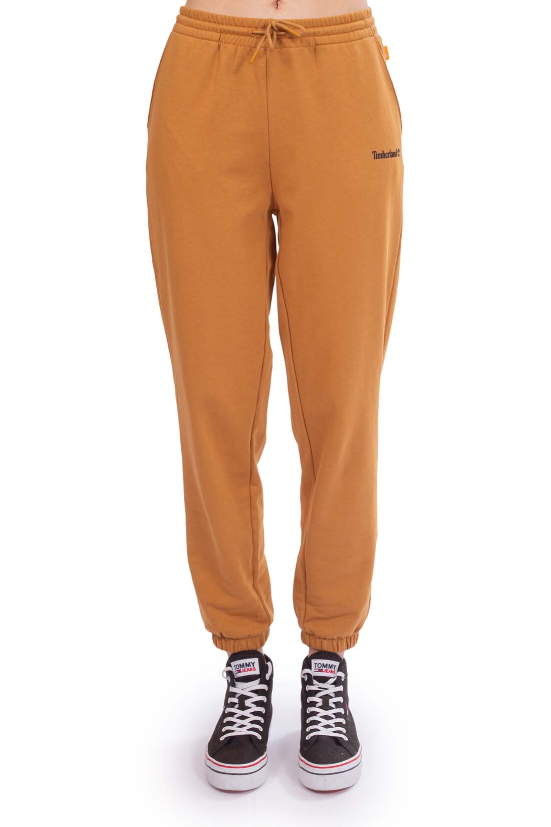 TIMBERLAND - Pantaloni sportivi donna regular con logo  - Taglia L-7