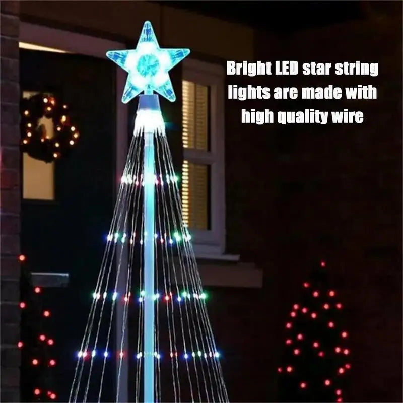 Outdoor Lighted Christmas Tree Decoration (LED)