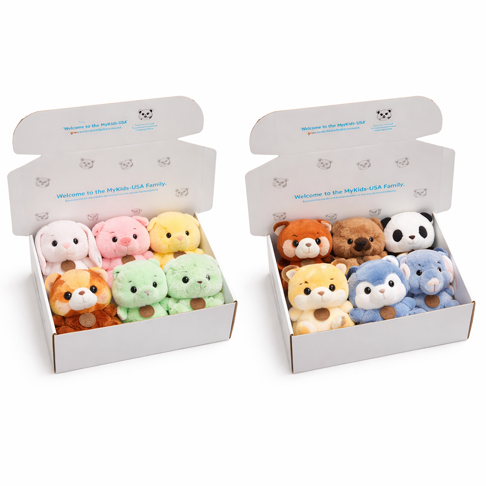 MyKids-USA® 6.5” Scented Animal Plush Toy – Super Soft PP Cotton-19