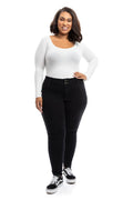PLUS SIZE 30"  SKINNY JEAN  IN BLACK
