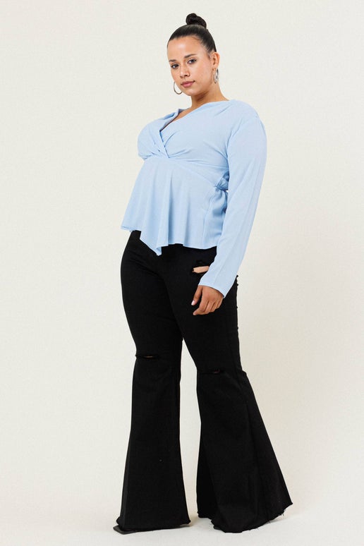 PLUS Swept Away Flare Jeans