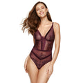 Sheer Lace Body Gorteks Porto Aubergine-0