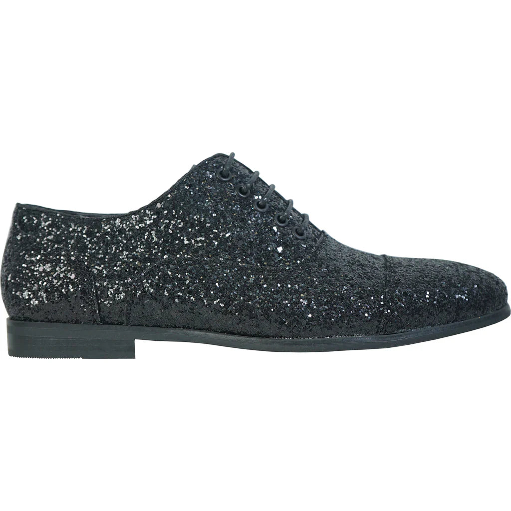 BRAVO Men Dress Shoe PROM-3 Loafer Shoe for Prom & Wedding Black-3