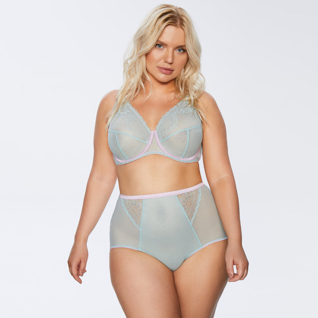 Sheer High Waist Tulle Brief Panty Kinga Pastellove-2