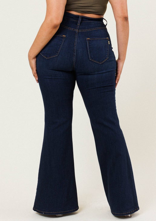 Plus Tall Bell Flare Jeans
