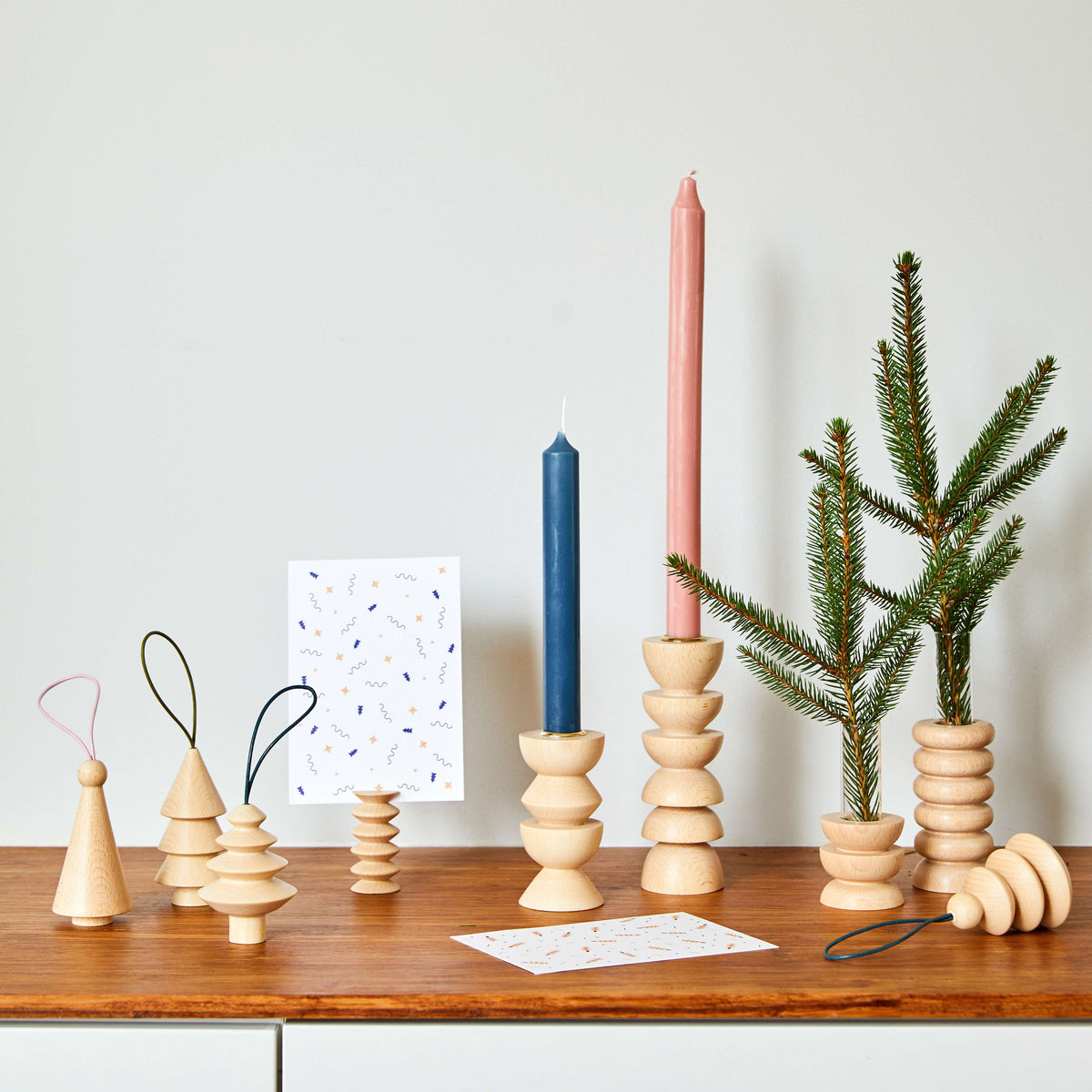 Wooden Christmas Tree Hanger - Tree Nr. 4