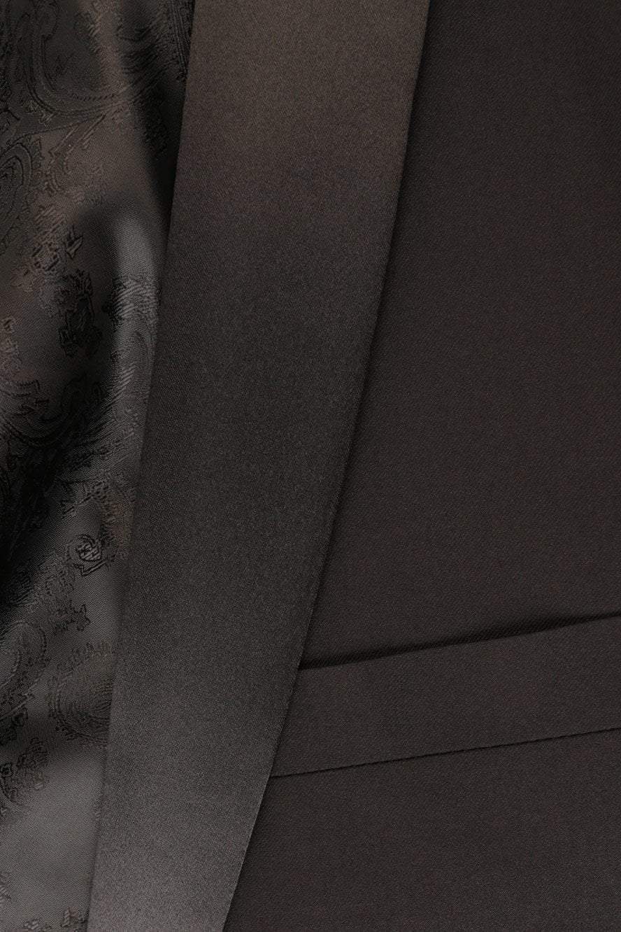 "London" Black Tuxedo Jacket-0