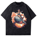 Beer Bottle Bomb Anime Oversized Graphic Tee-1