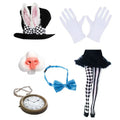 White Rabbit Hat Cosplay Set Easter Halloween-0