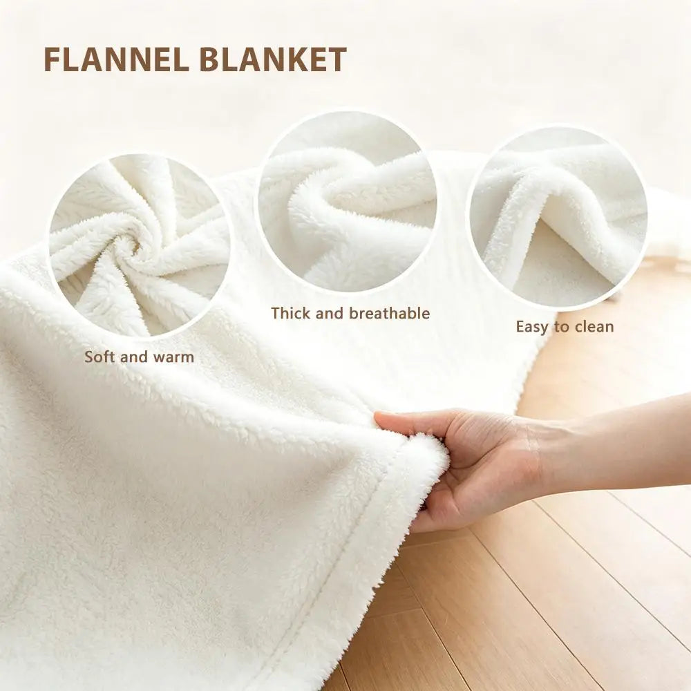 NNEOBA Comedy Character Flannel Throw Blanket-4