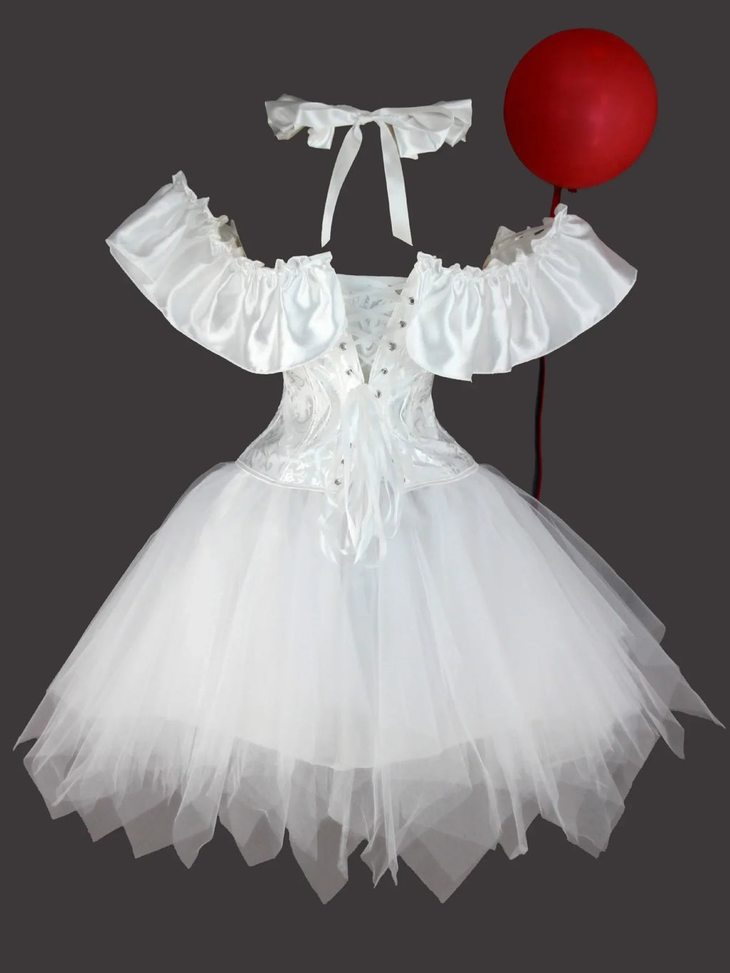 Women's Halloween Clown Cosplay Costume with Skirt