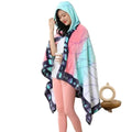 Anime-Inspired Wearable Blanket Shawl-0